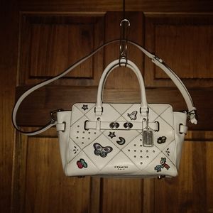 Coach Swagger Blake 25 Souvenir Embroidery Satchel